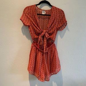 Princess Polly Red romper